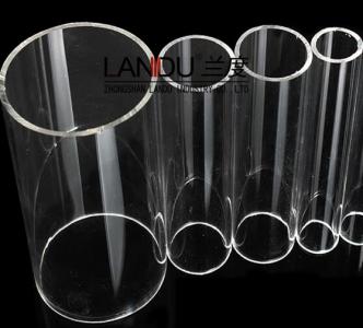 High quality clear color different size acrylic round tubes acrylic round pipes